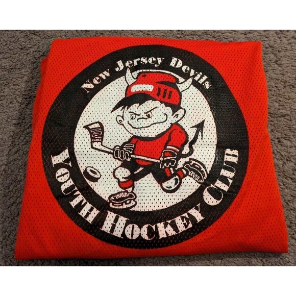 Vintage Alpha Sportswear New Jersey Devils Hockey Club Jersey Men’s XL - Picture 4 of 6